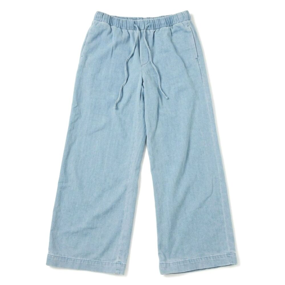 American Eagle Cozy Dreamy Drape Ultra Wide Leg Pull On Denim Pants S NWOT Y2K